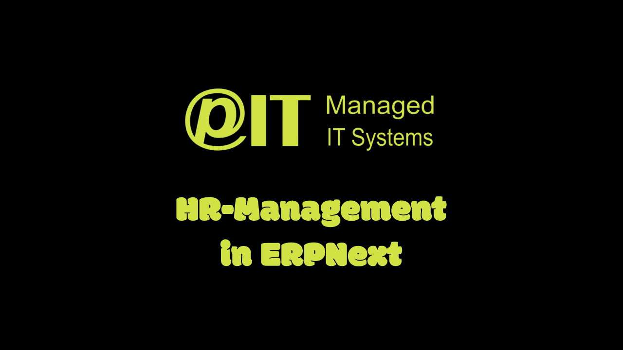HR-Management mit ERPNext - Cover Image